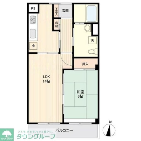 テラス上布田の物件間取画像